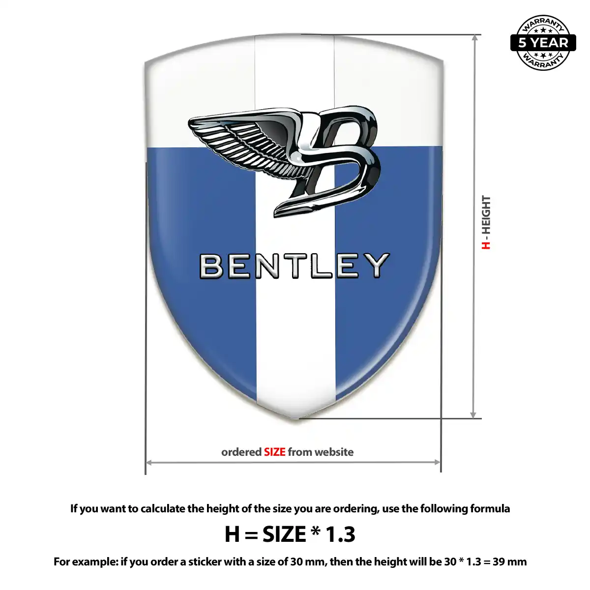 Bentley Crest Emblem Auto Tuning