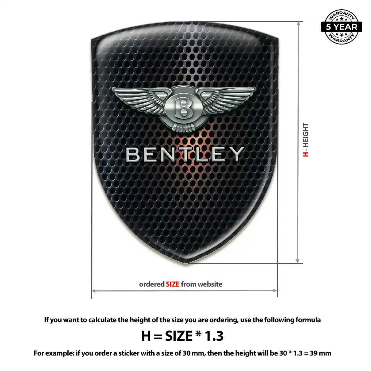 Bentley Crest Emblem Elite Edition