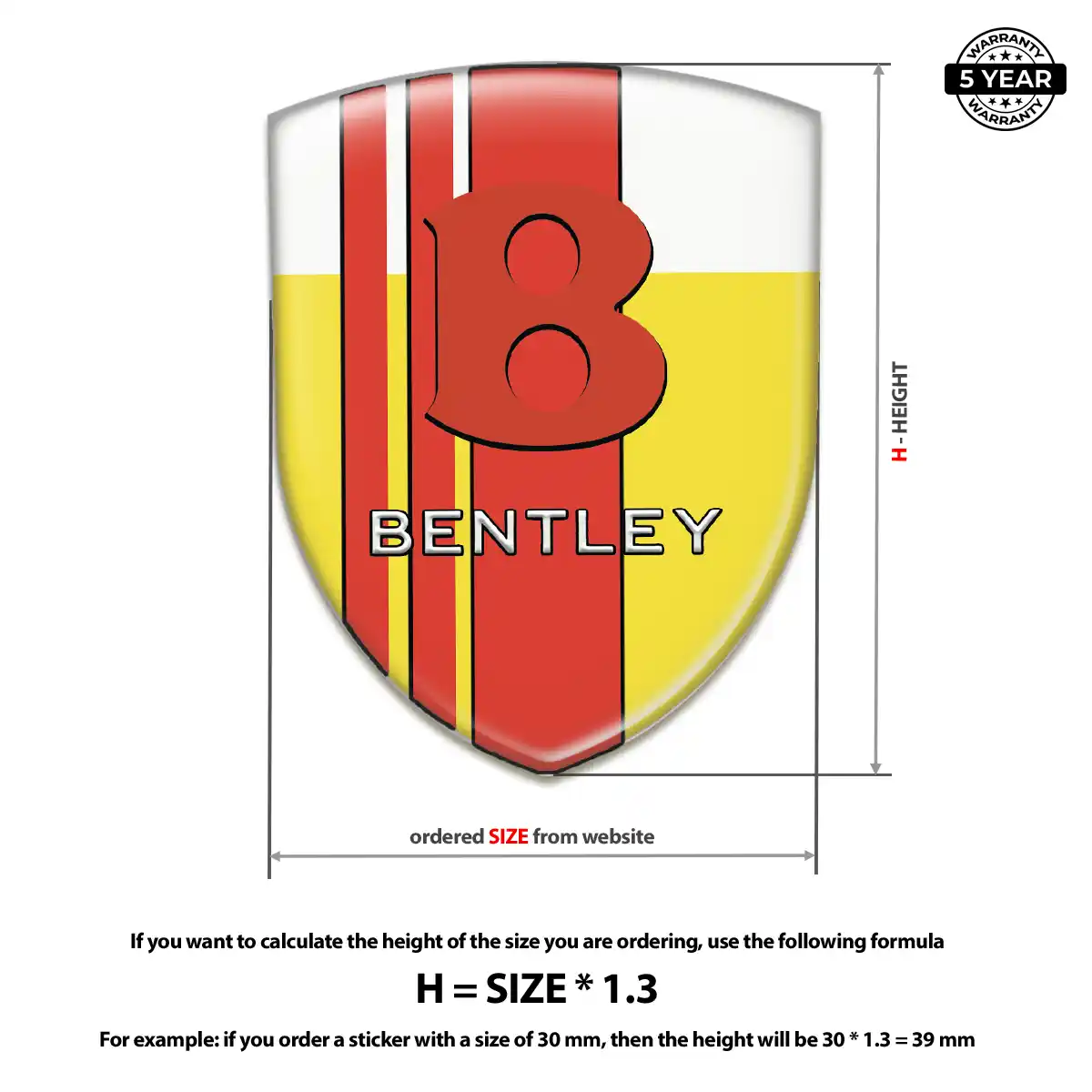 Bentley Crest Emblem Exterior Luxe