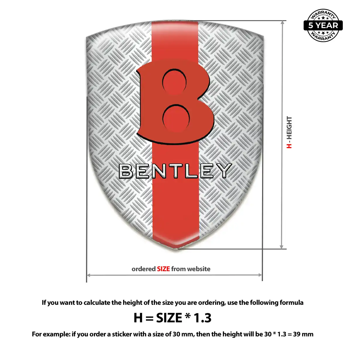 Bentley Crest Emblem Opulent Line