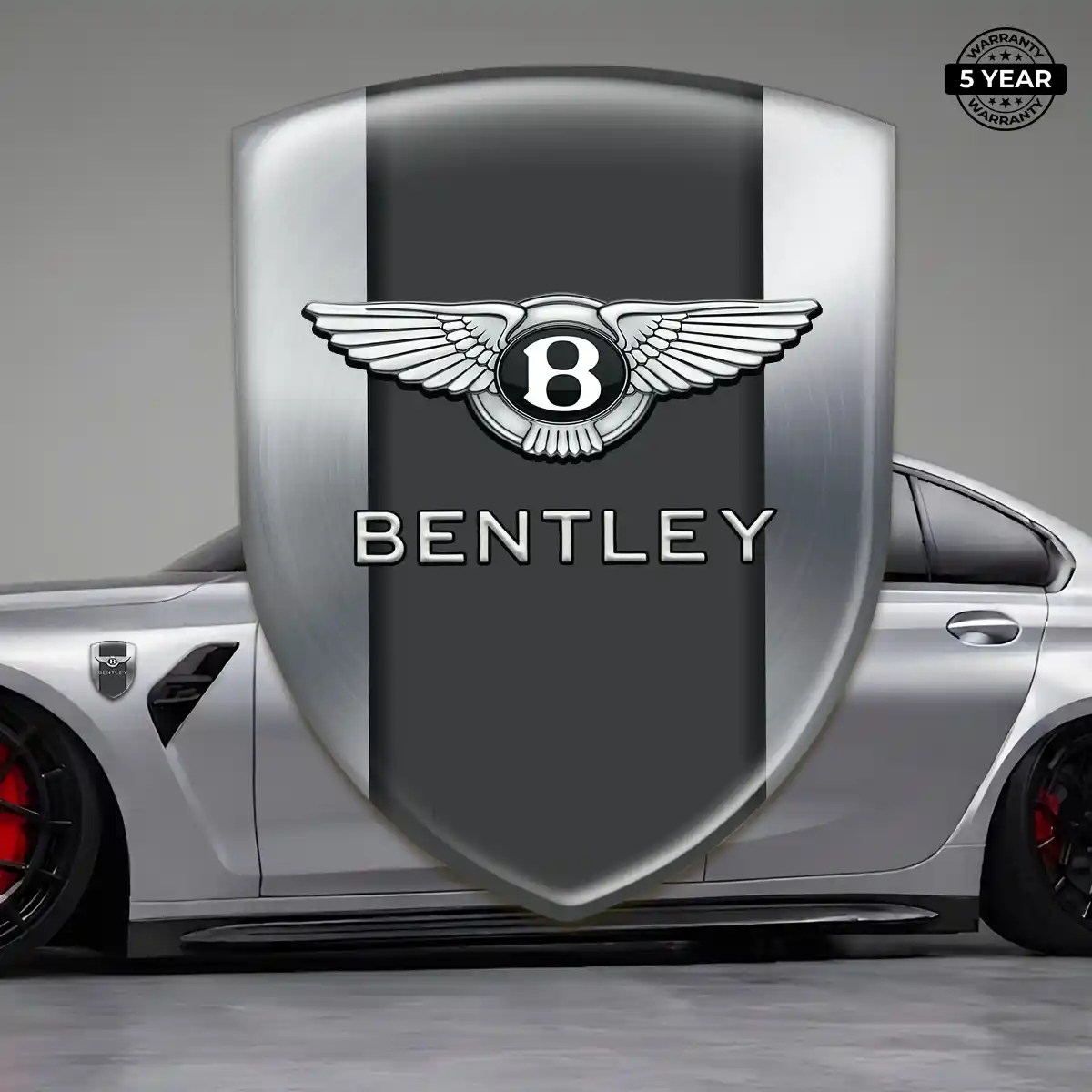 Bentley Crest Emblem Refined Design