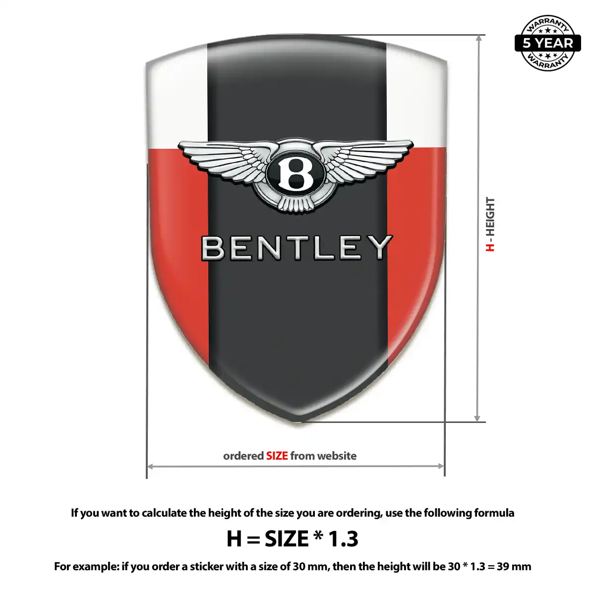 Bentley Crest Emblem Sleek Style