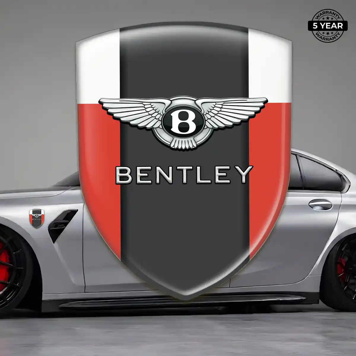 Bentley Crest Emblem Sleek Style
