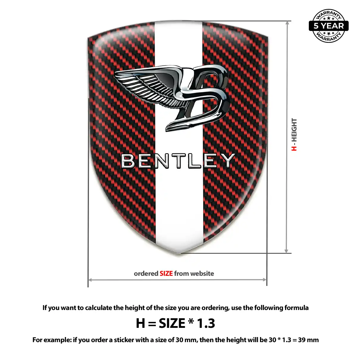 Bentley Crest Emblem Street Tuning