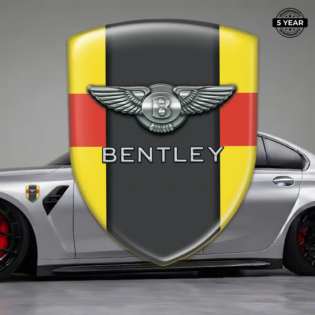 Bentley Crest Logo Emblem Cabin Style