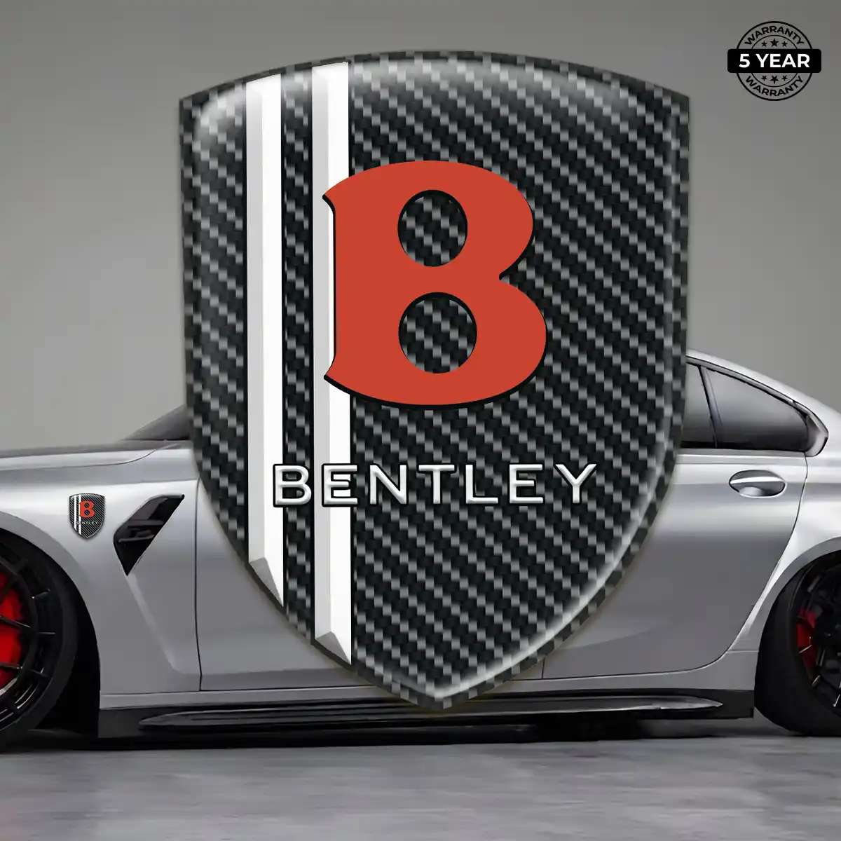 Bentley Crest Logo Emblem Premium Dome