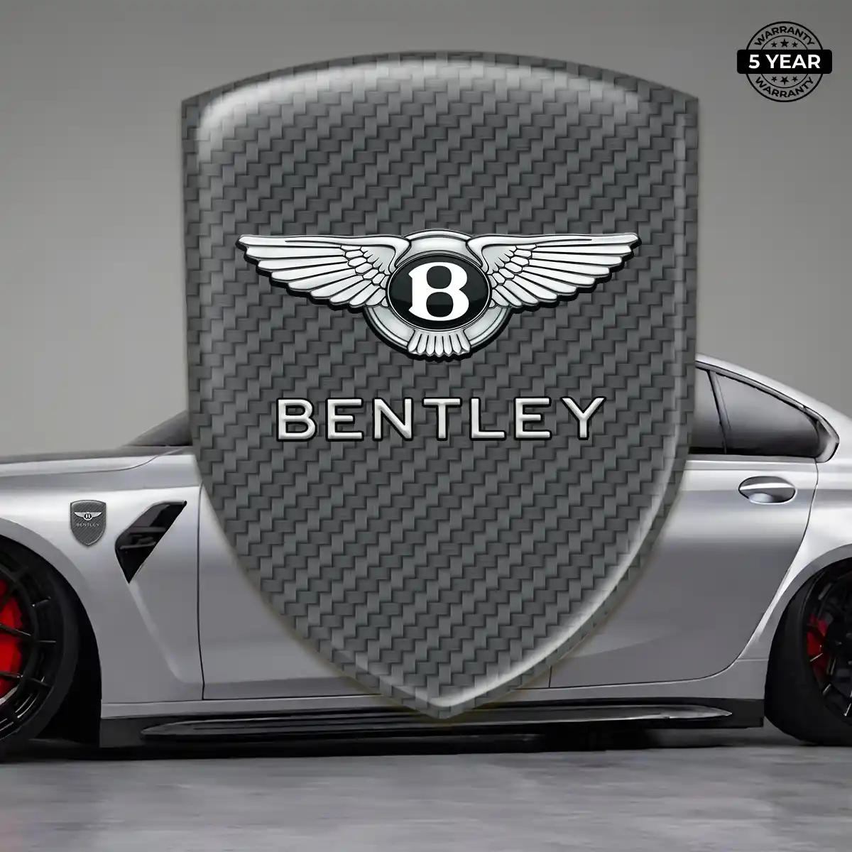 Bentley Crest Logo Emblem Resin Luxe