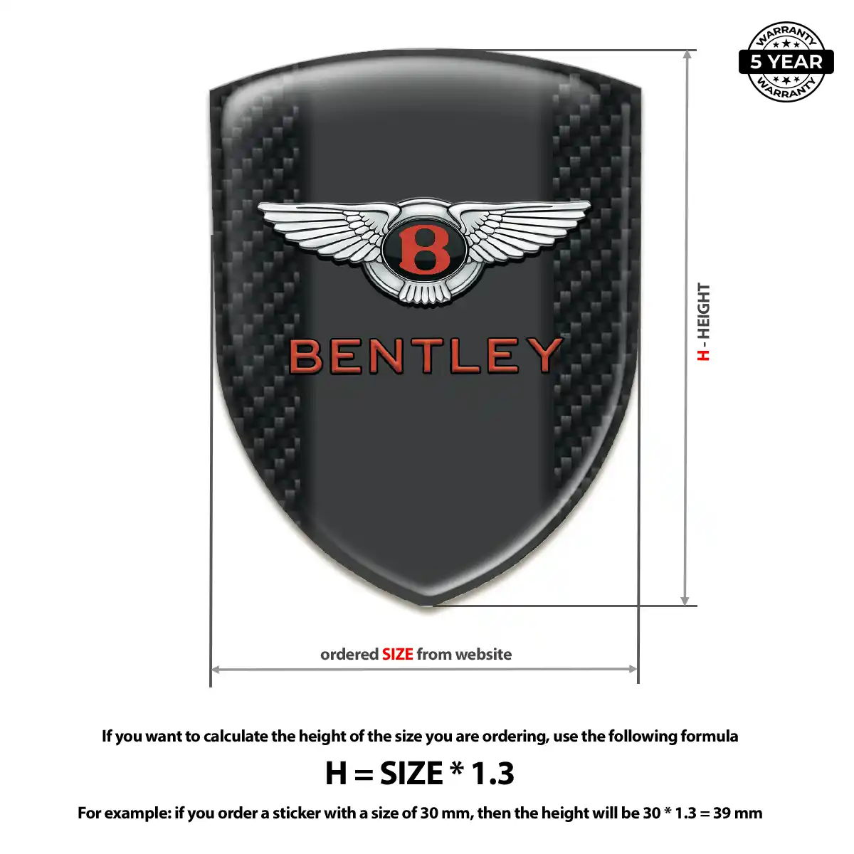 Bentley Crest Logo Emblem Signature Grade