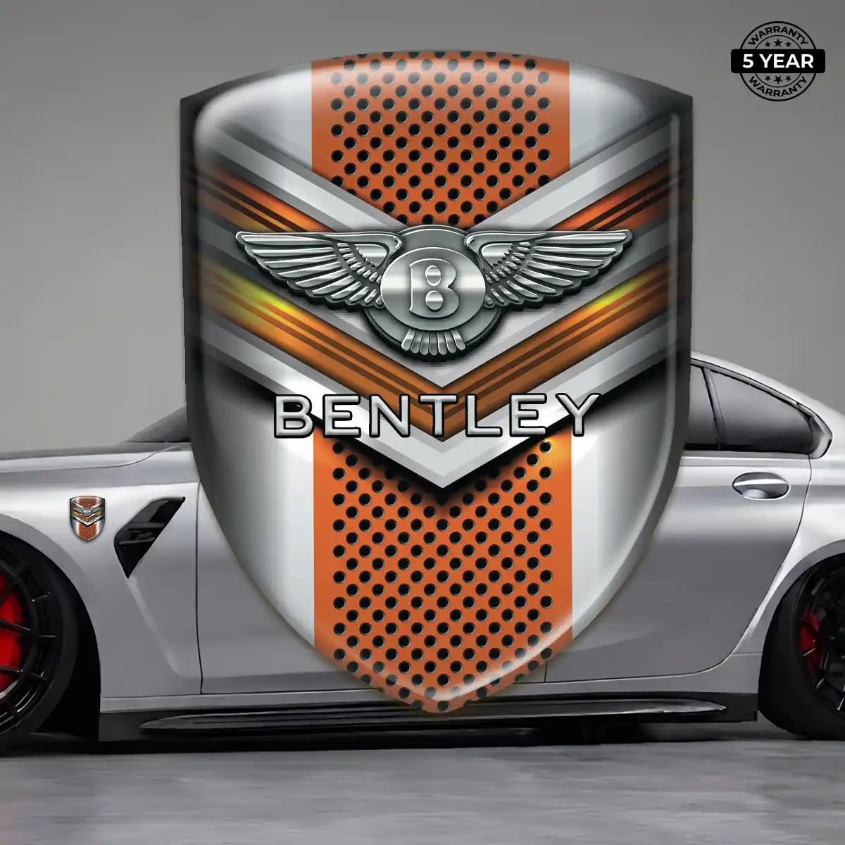 Bentley Crest Logo Emblem Street Tuning