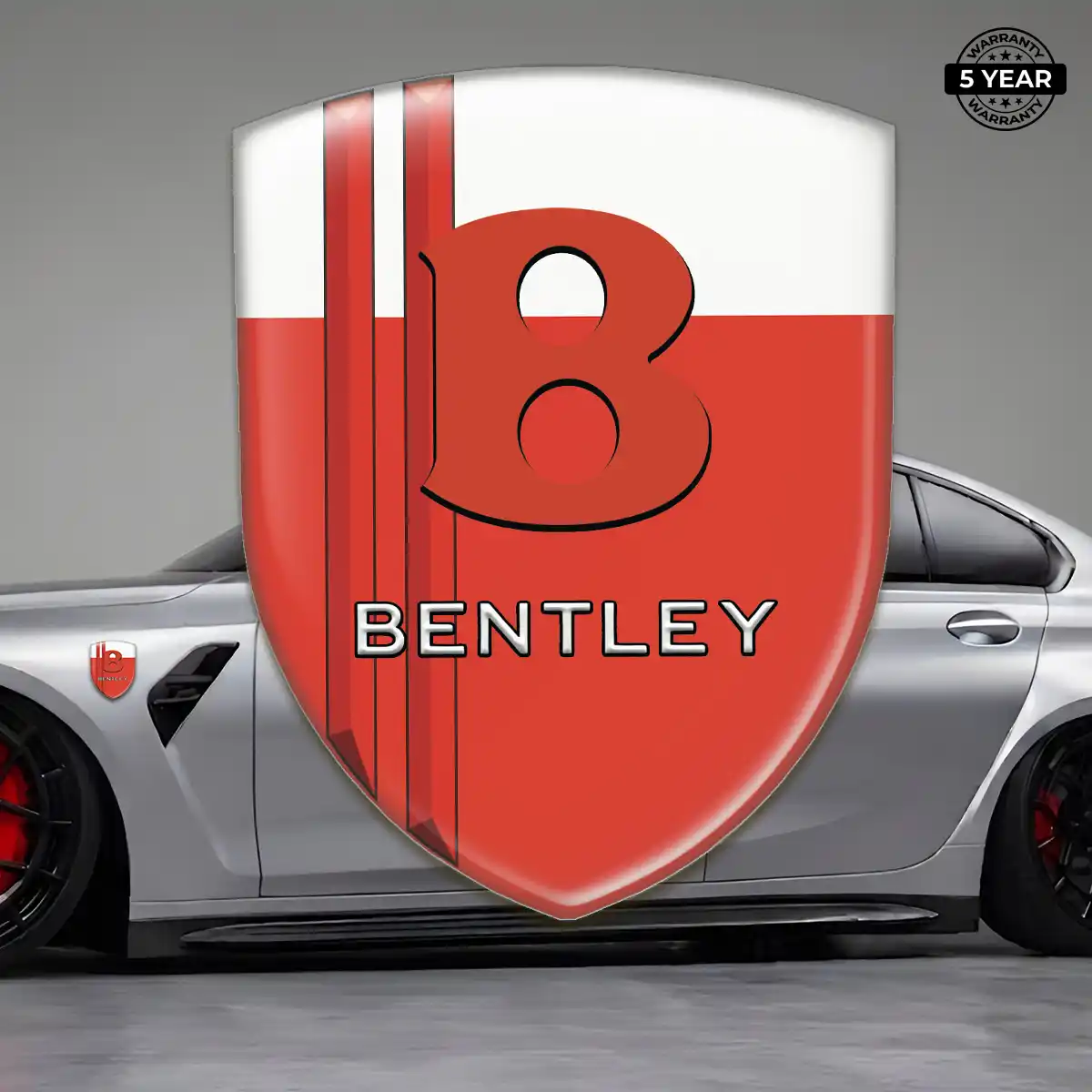 Bentley Domed Car Sticker Elite Finish