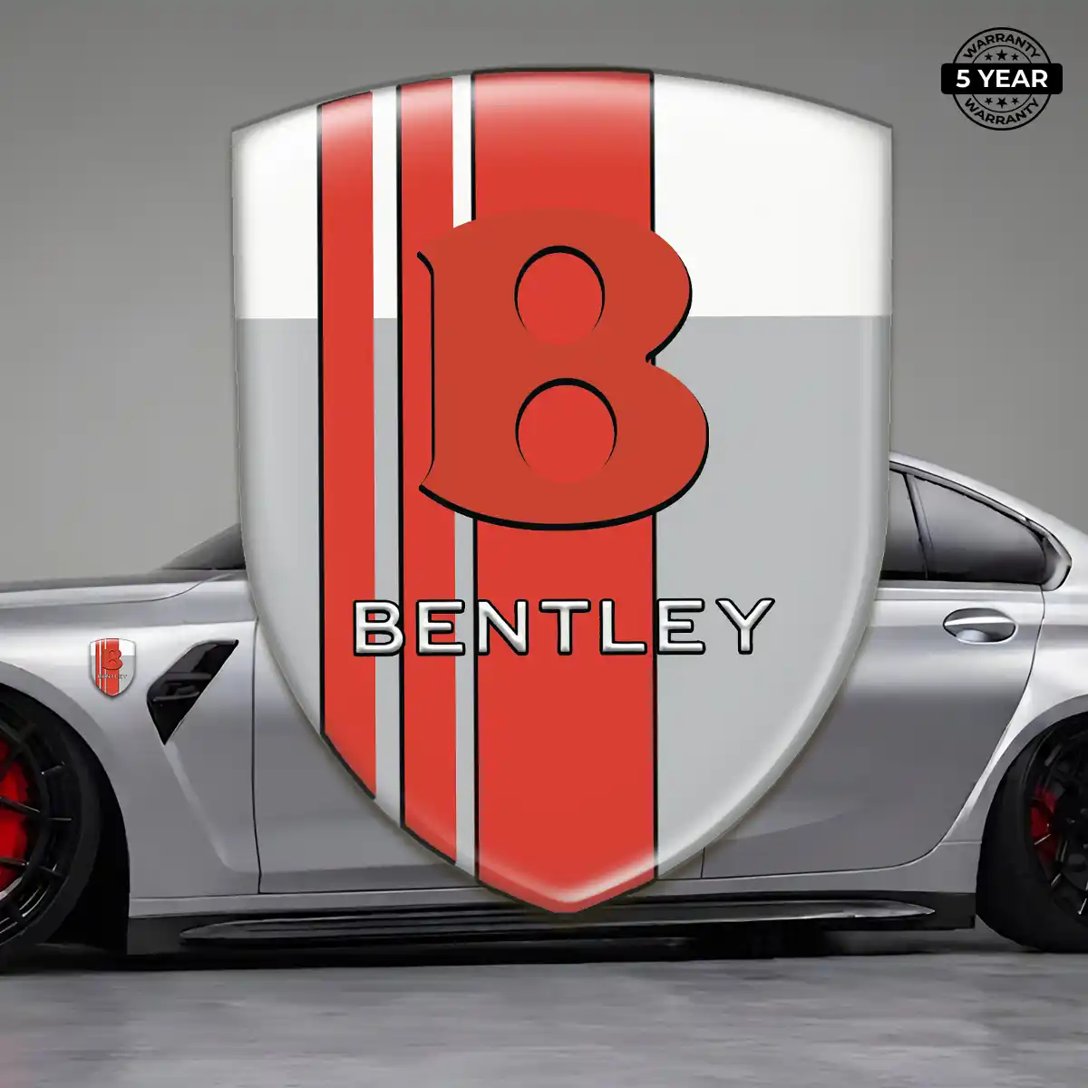 Bentley Domed Car Sticker Interior Elegance