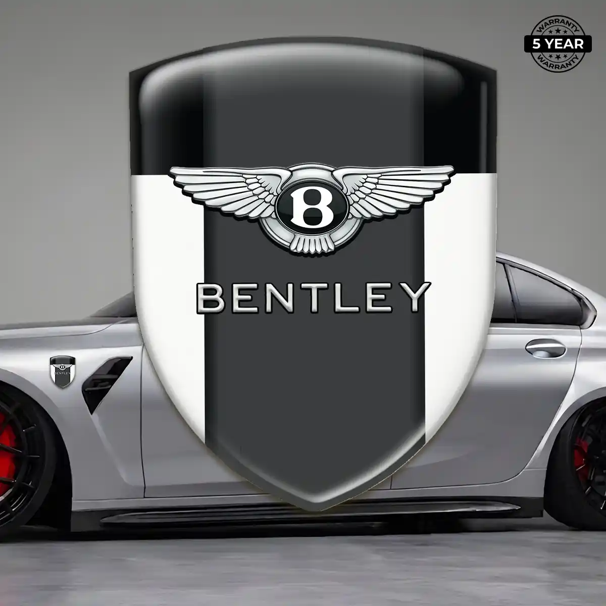 Bentley Domed Car Sticker Refined Design