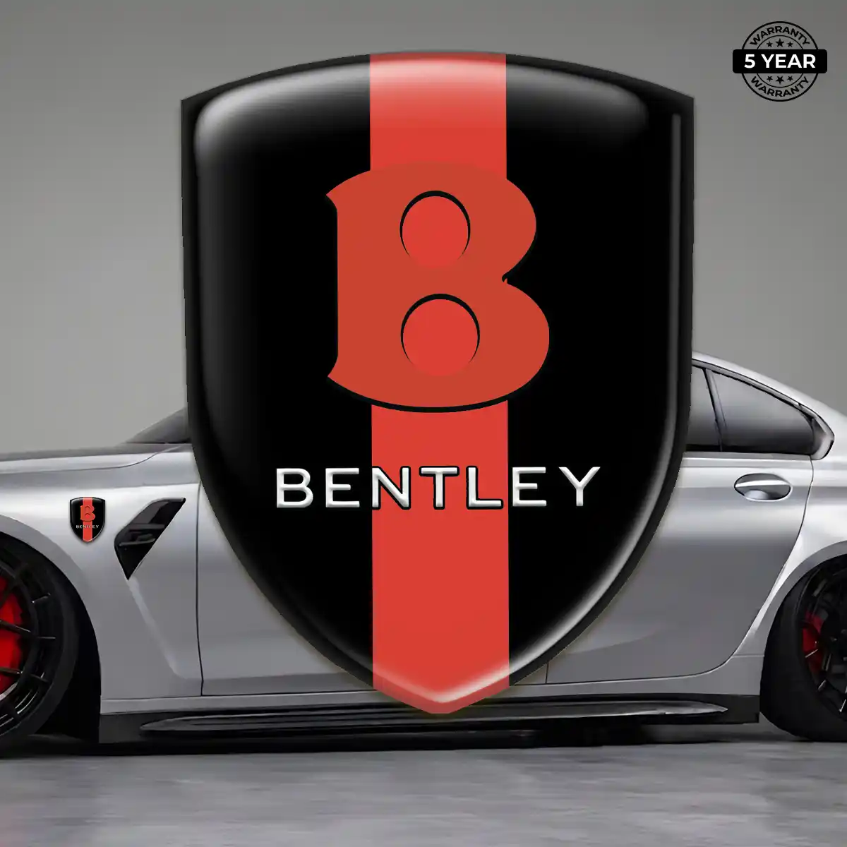 Bentley Domed Car Sticker Sleek Style