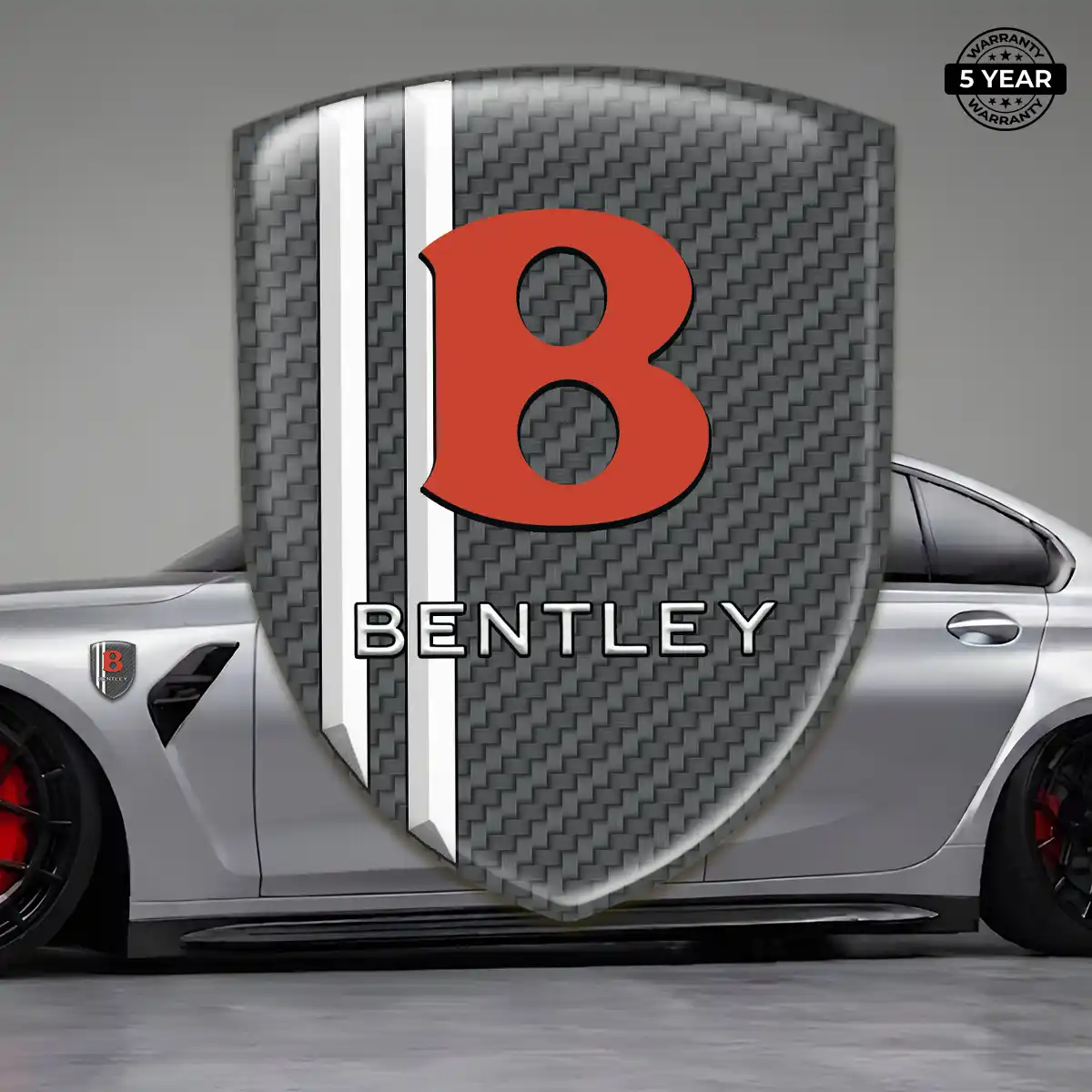 Bentley Domed Car Sticker Street Tuning