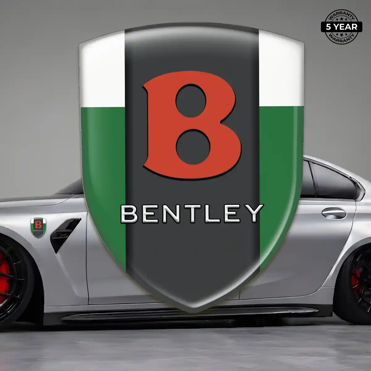 Bentley Domed Logo Decal Interior Elegance