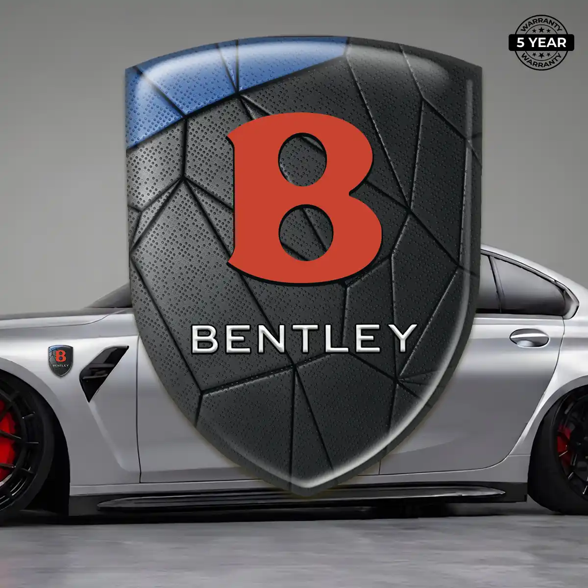 Bentley Domed Logo Decal Resin Luxe