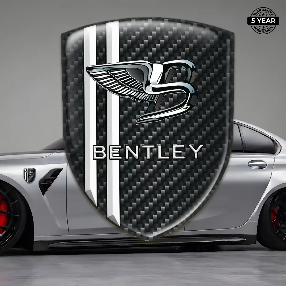 Bentley Domed Logo Sticker Auto Tuning