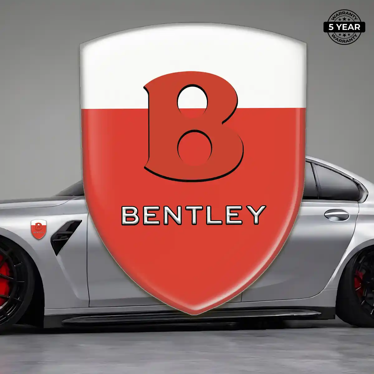 Bentley Domed Logo Sticker Elite Finish