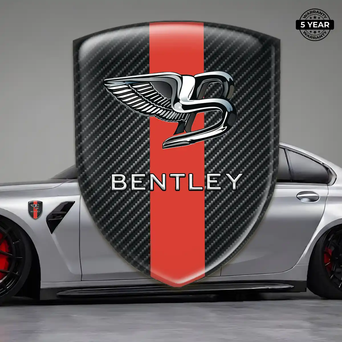 Bentley Domed Logo Sticker Interior Luxe