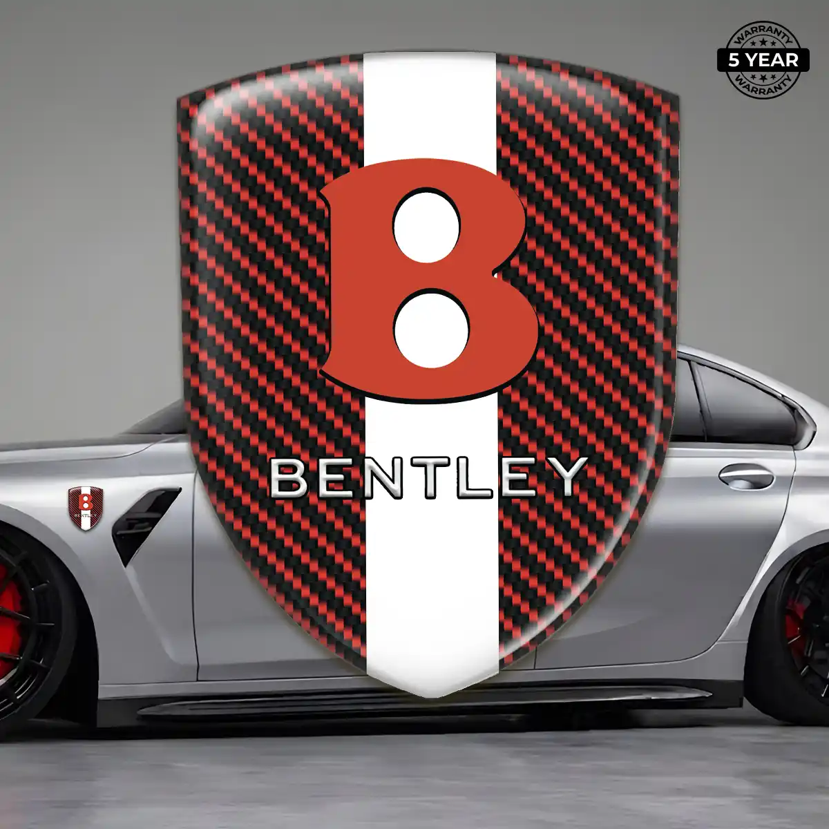 Bentley Domed Logo Sticker Performance Style