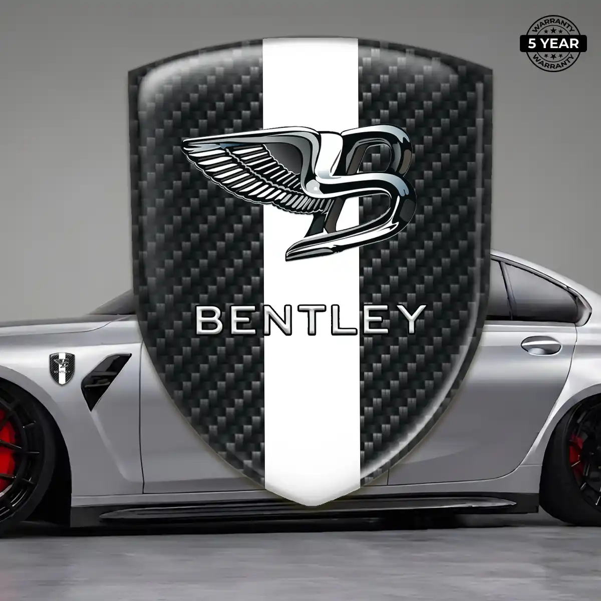 Bentley Domed Logo Sticker Resin Elite