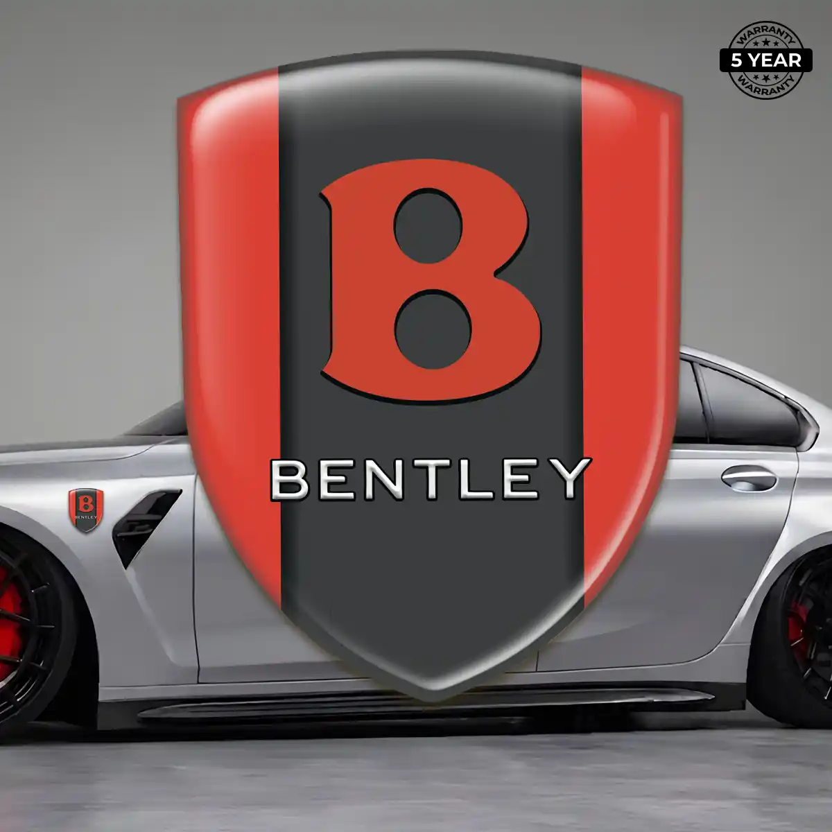 Bentley Domed Logo Sticker Resin Luxe