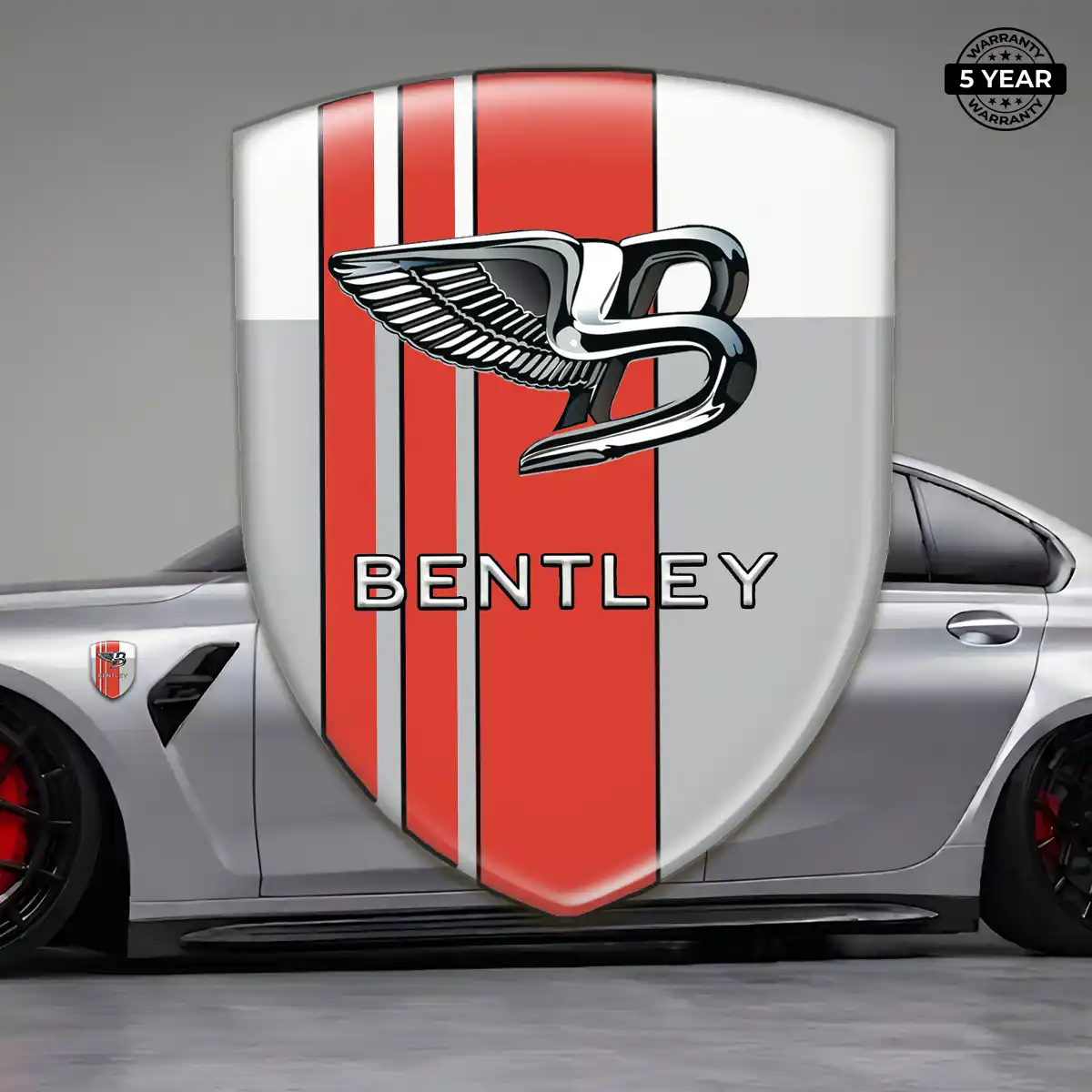 Bentley Domed Logo Sticker Sport Tuning