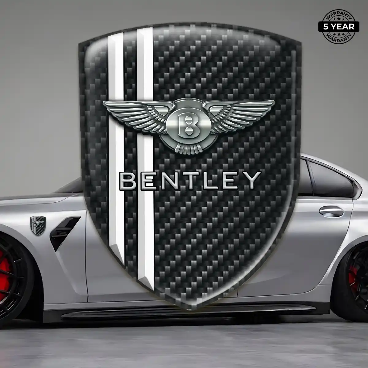 Bentley Domed Logo Sticker Street Tuning