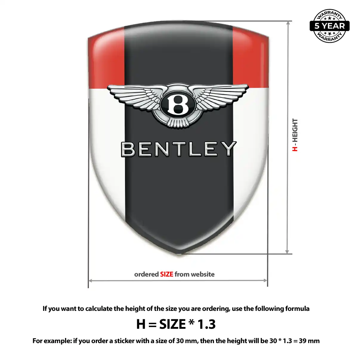 Bentley Emblem Badge Auto Tuning