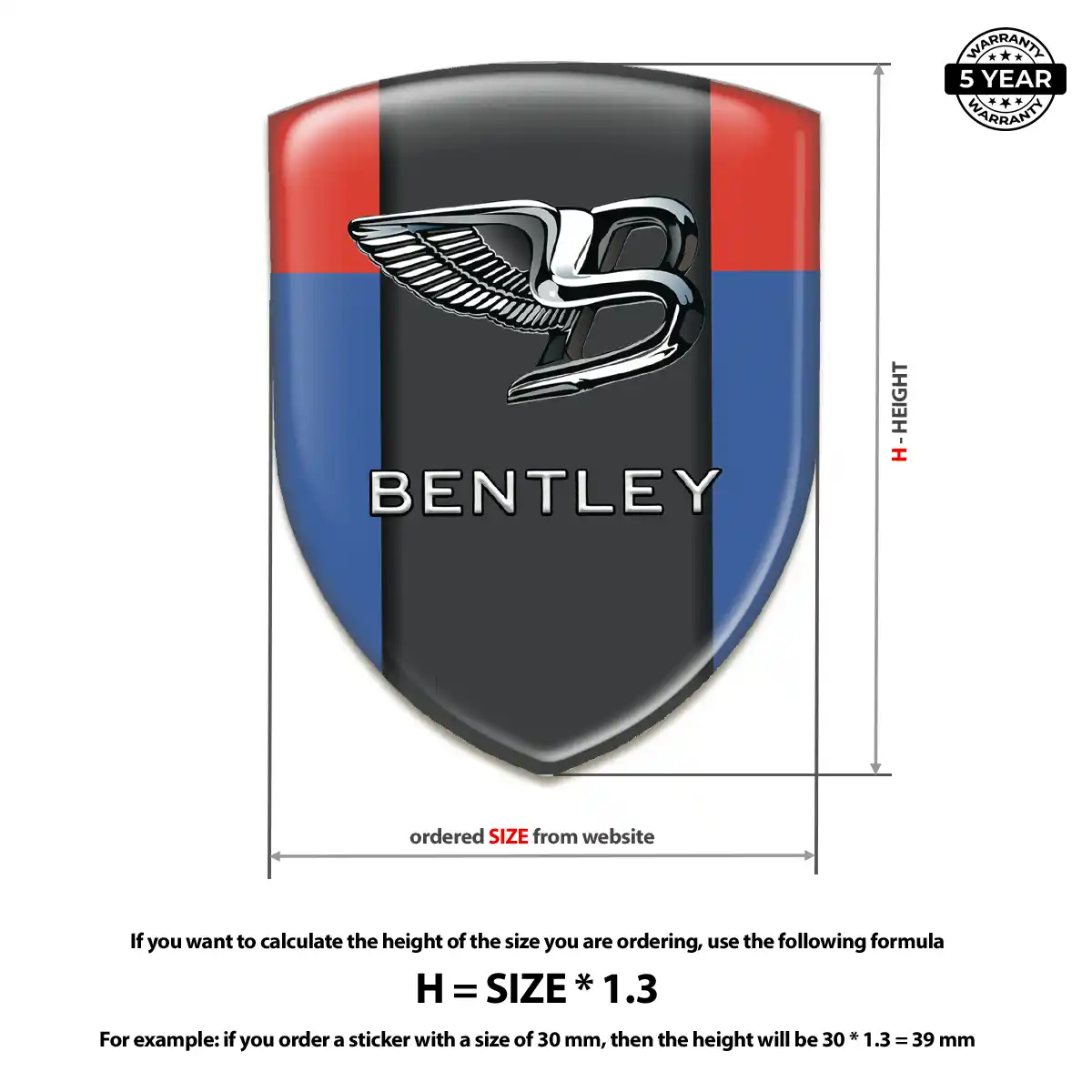 Bentley Emblem Badge Exterior Luxe