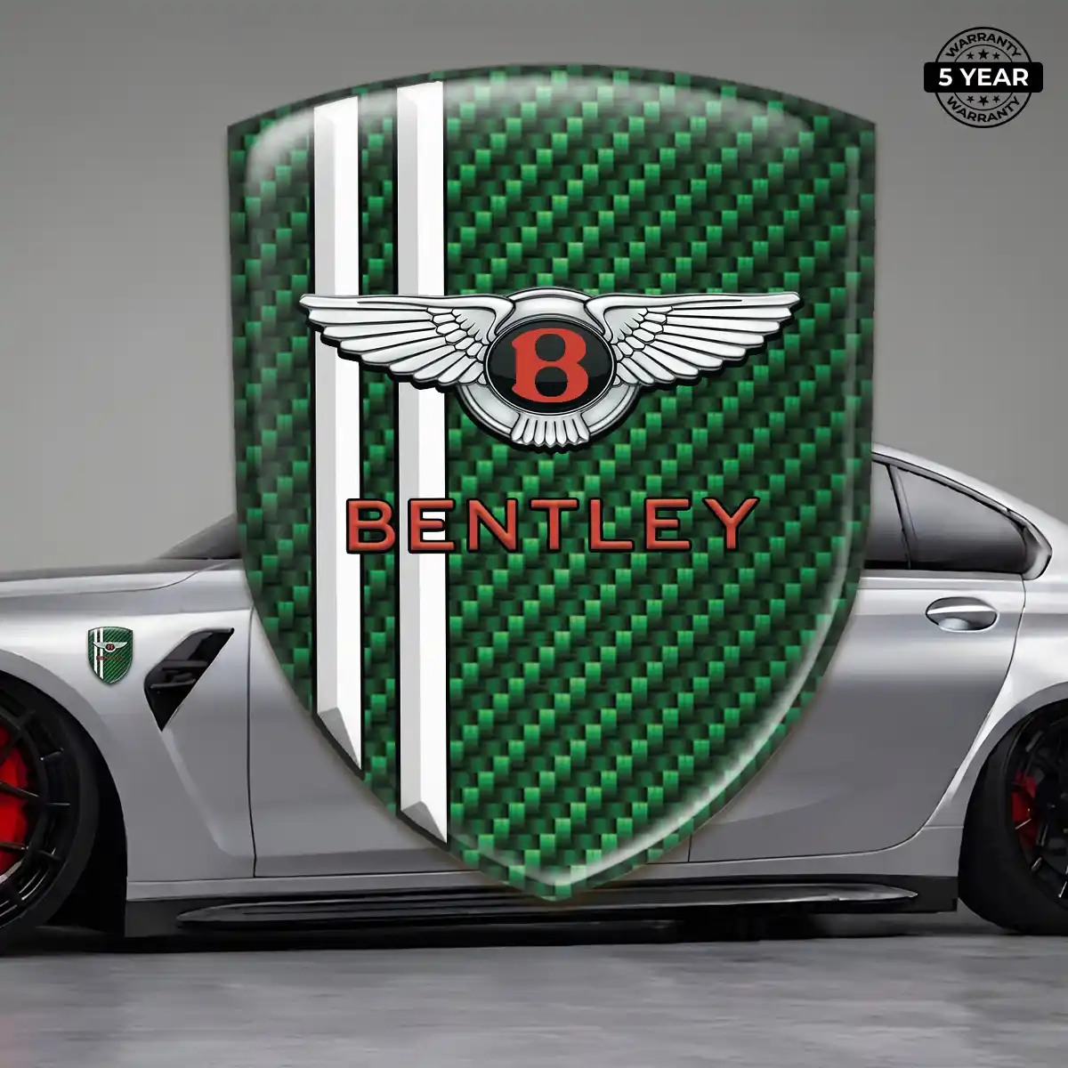 Bentley Emblem Badge Logo Cabin Style