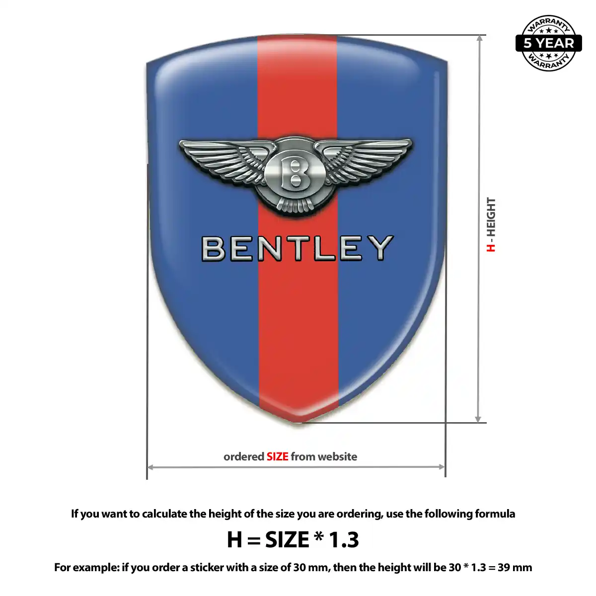Bentley Emblem Badge Logo Elite Edition