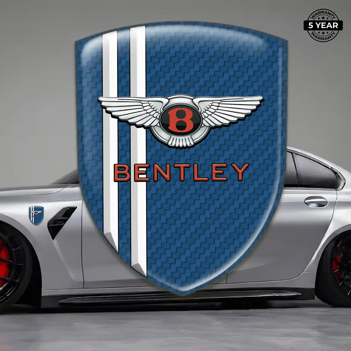 Bentley Emblem Badge Logo Interior Elegance