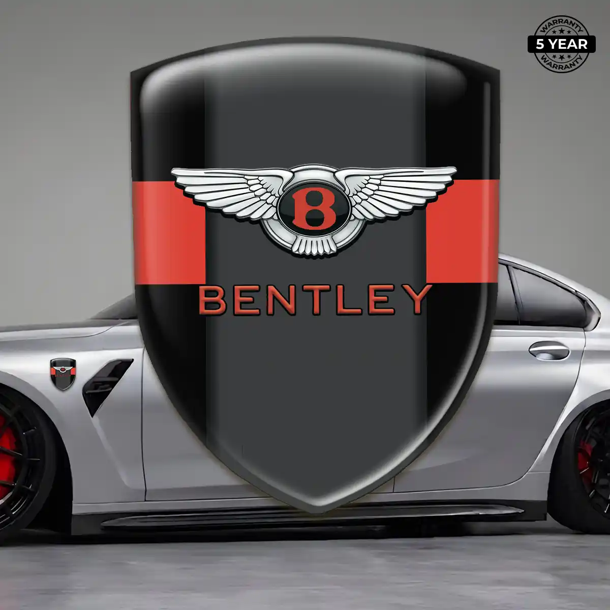Bentley Emblem Badge Logo Interior Luxe