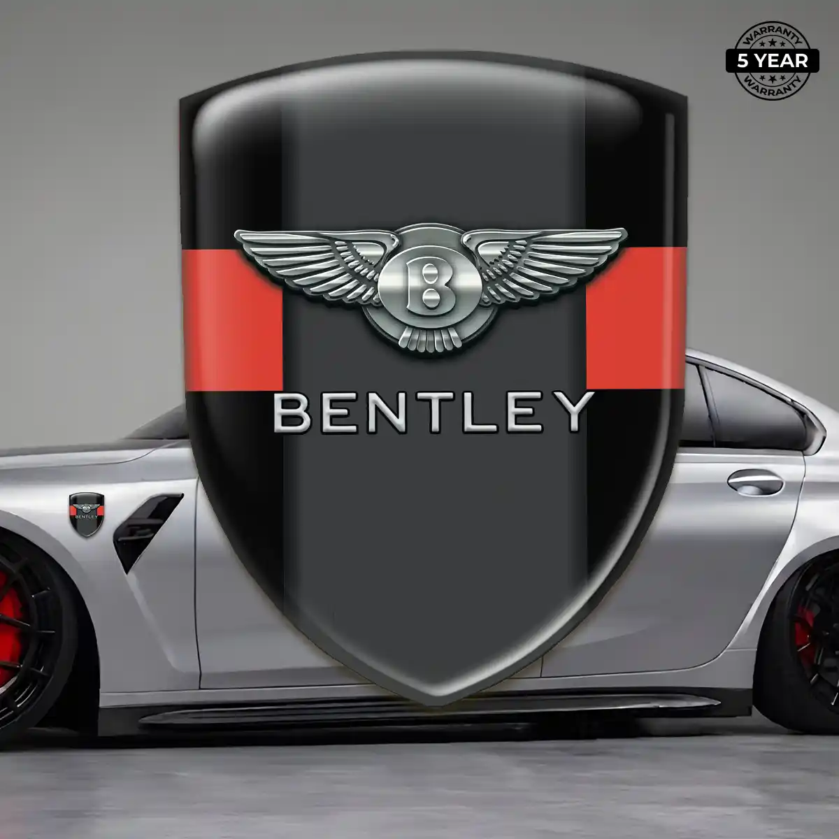 Bentley Emblem Badge Logo Performance Style