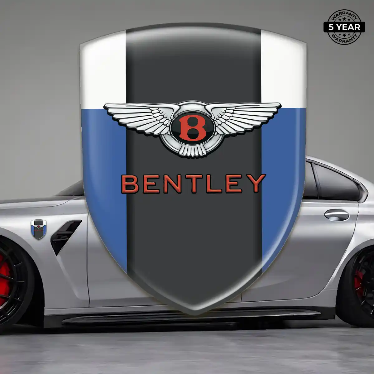 Bentley Emblem Badge Logo Premium Dome