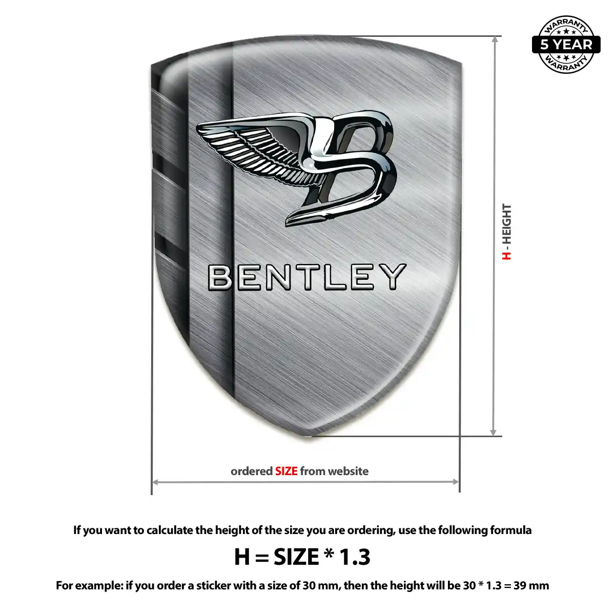 Bentley Emblem Badge Logo Sleek Style