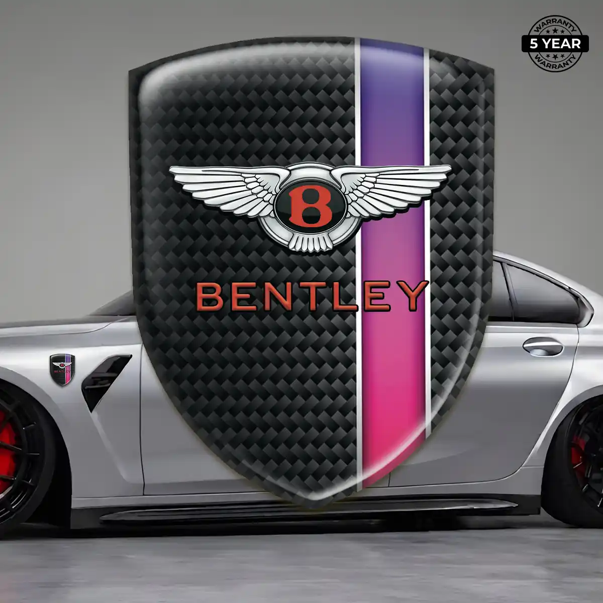 Bentley Emblem Badge Refined Design