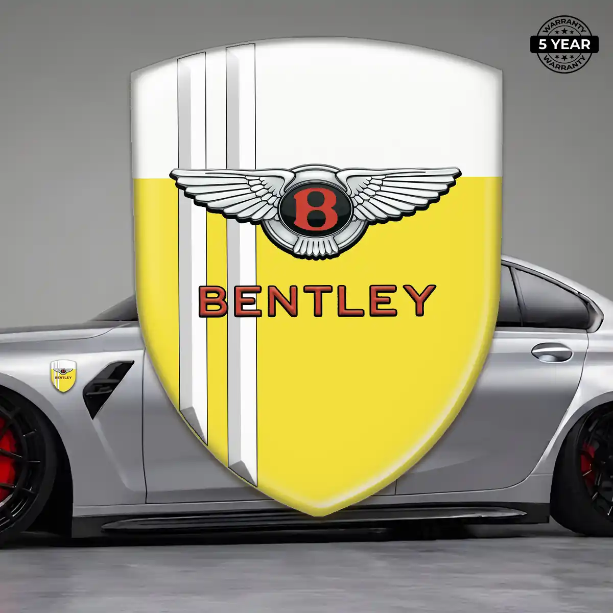 Bentley Emblem Badge Sleek Style