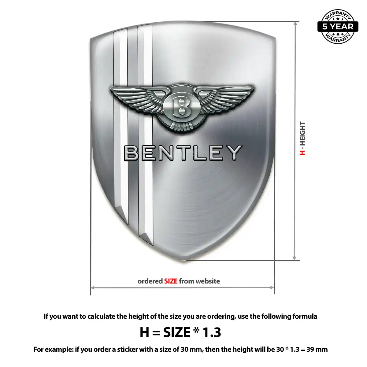 Bentley Emblem Crest Elite Edition