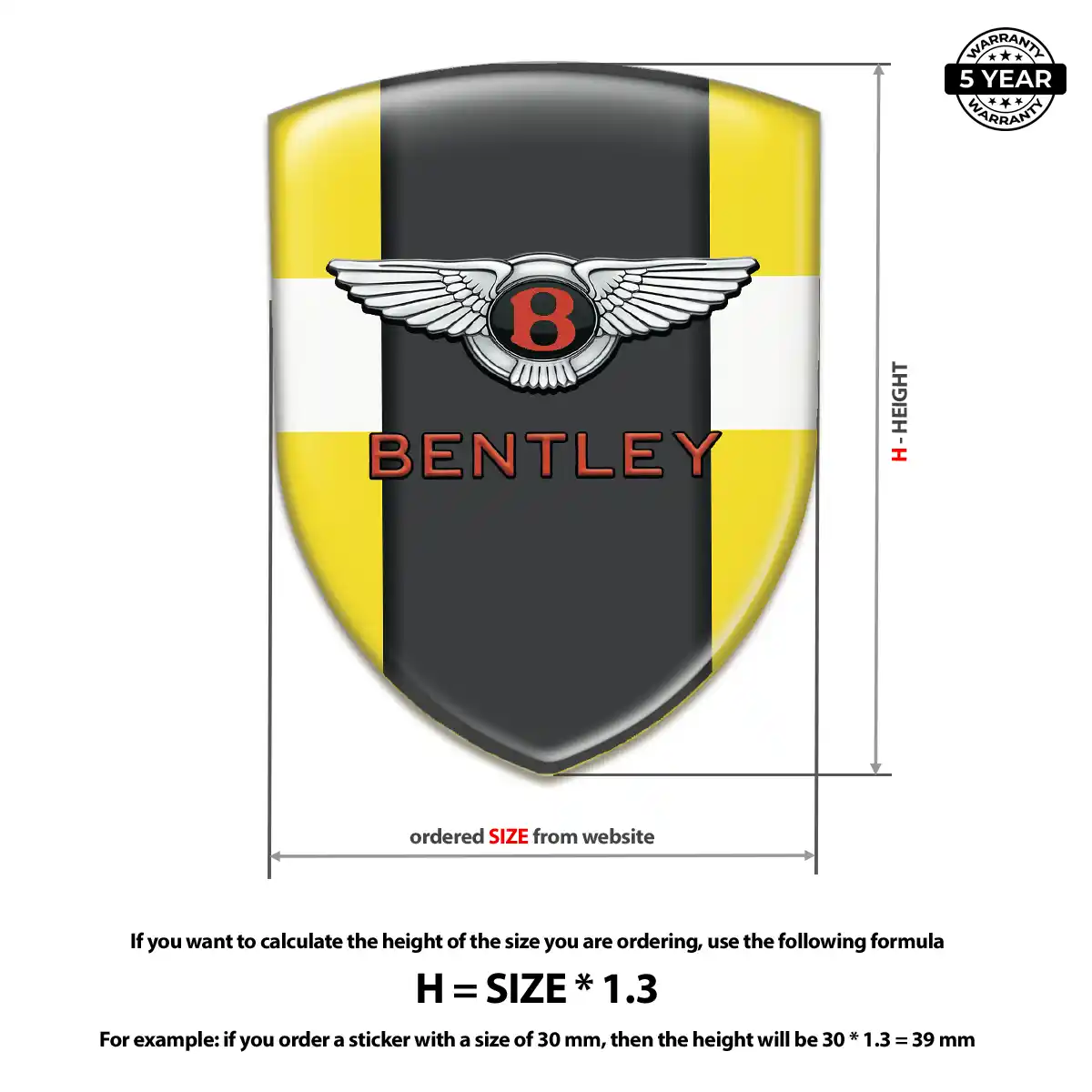 Bentley Emblem Crest Noble Edition