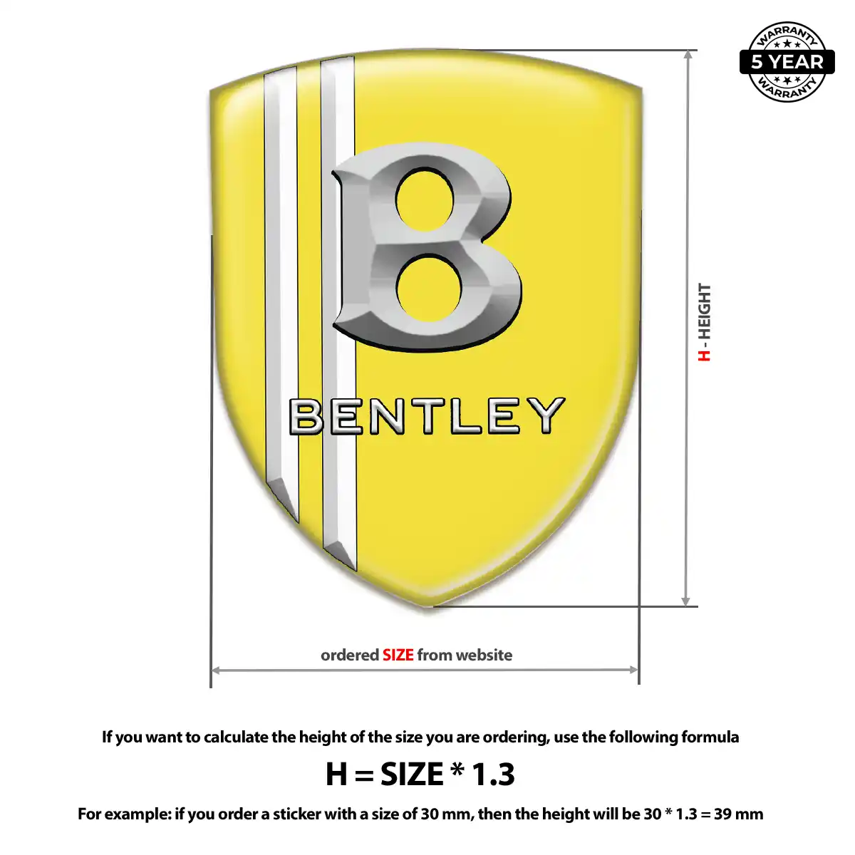 Bentley Emblem Crest Opulent Line