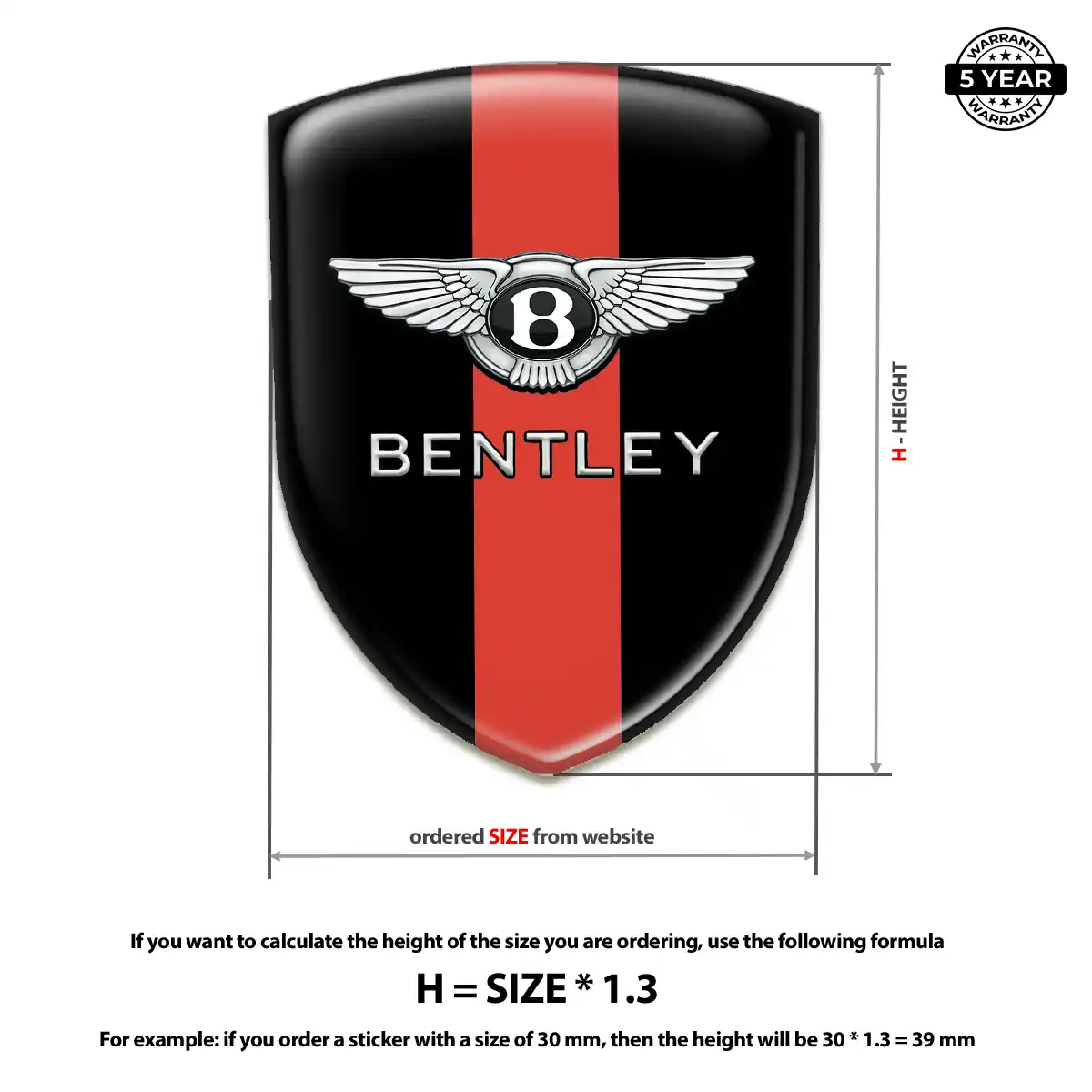 Bentley Emblem Crest Prestige Line