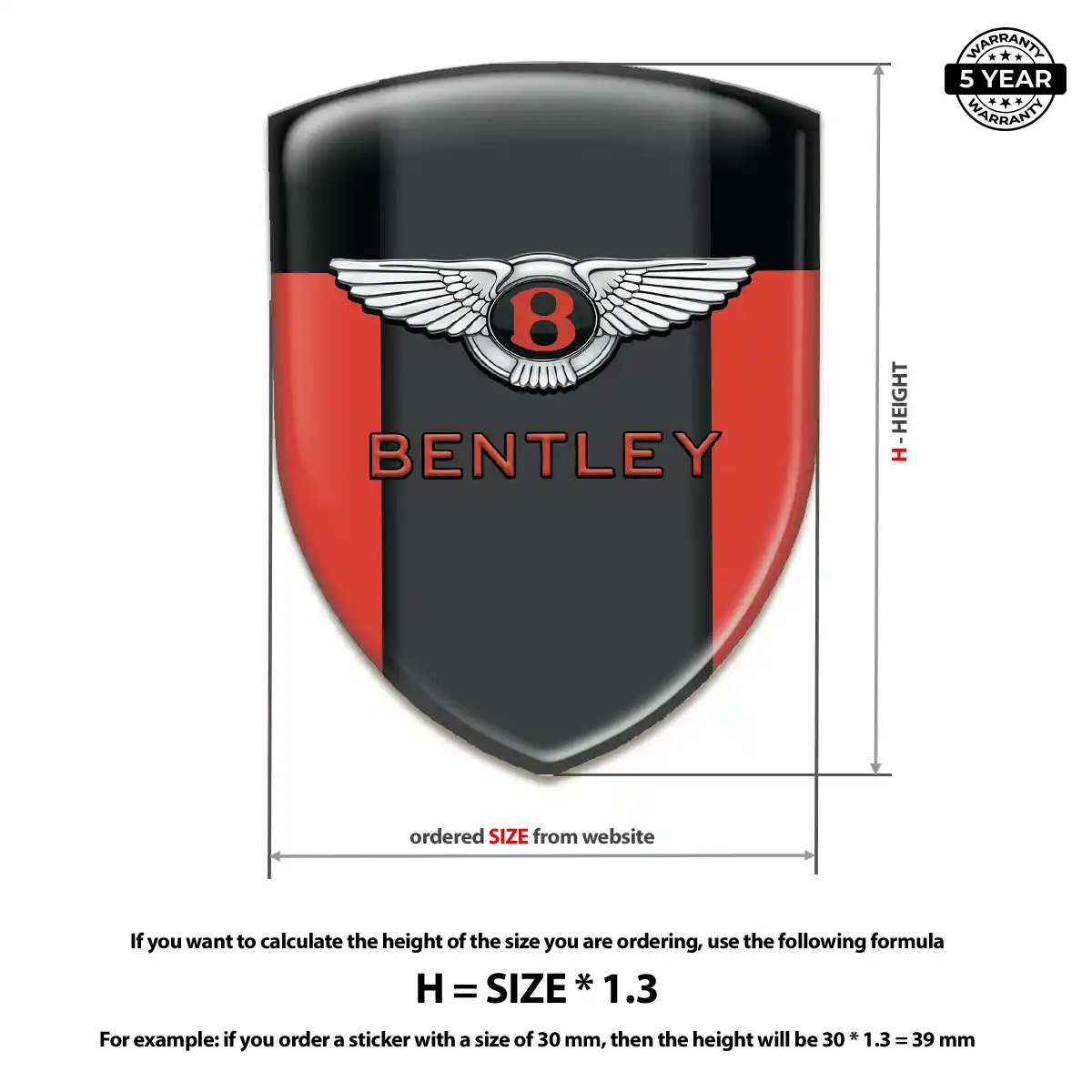 Bentley Emblem Crest Sport Tuning