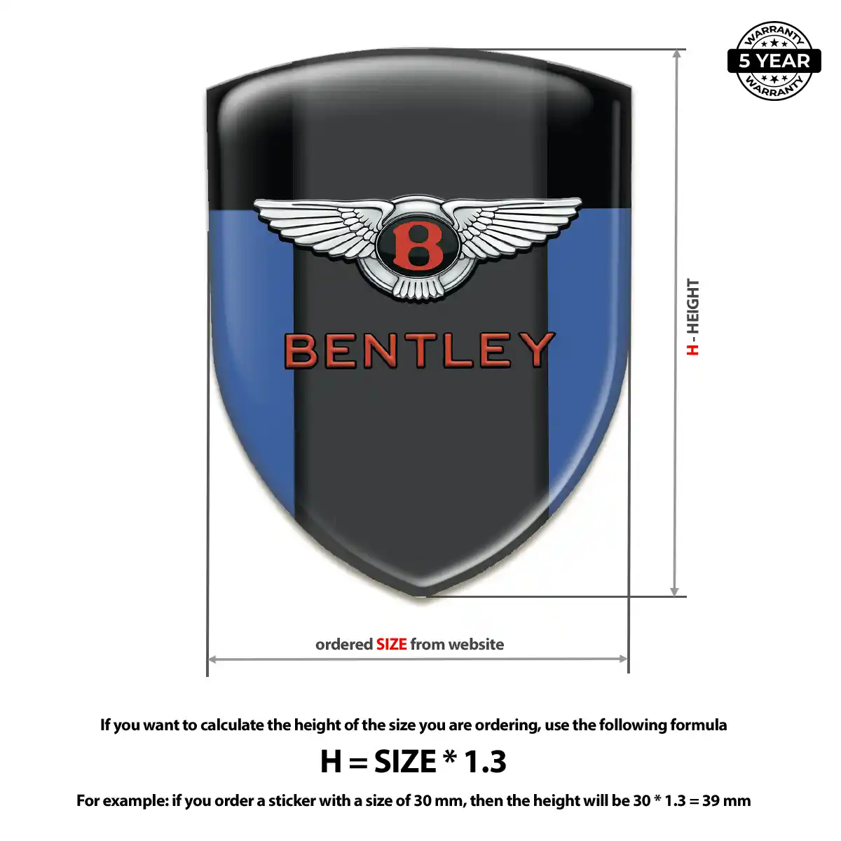 Bentley Emblem Crest Street Tuning