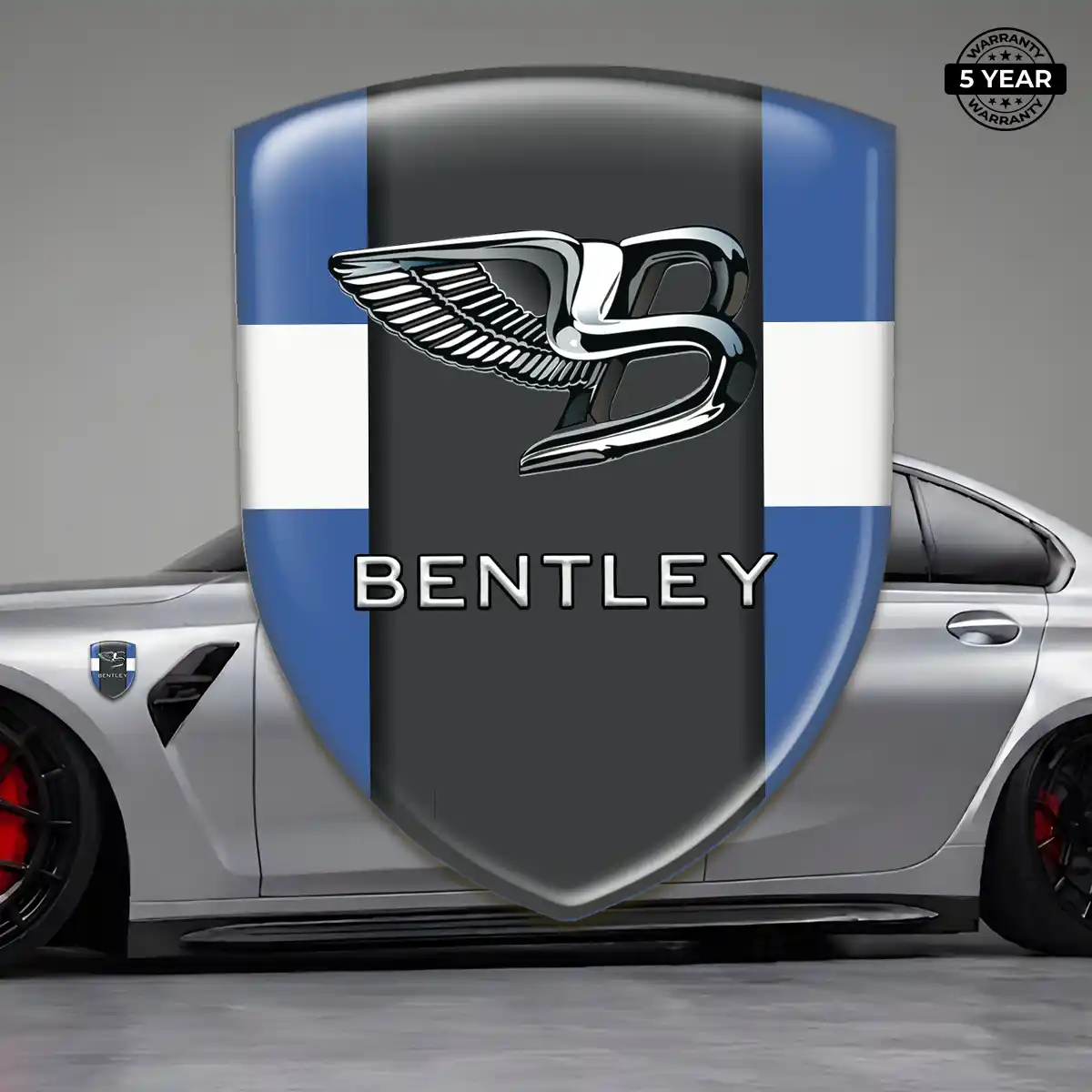 Bentley Emblem Domed Badge Auto Tuning