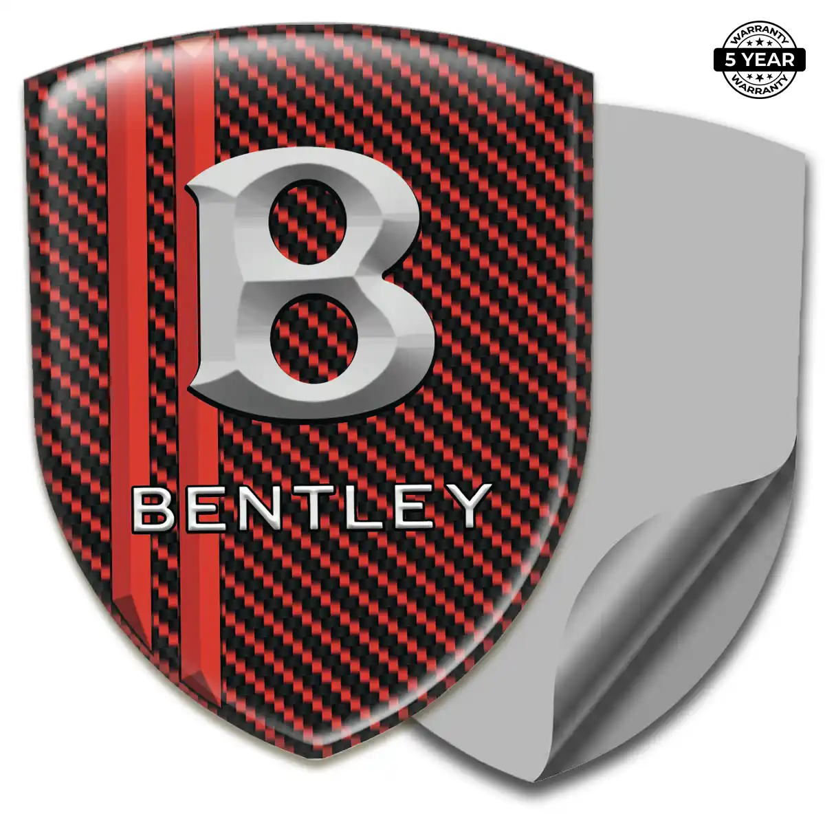 Bentley Emblem Domed Badge Elite Finish