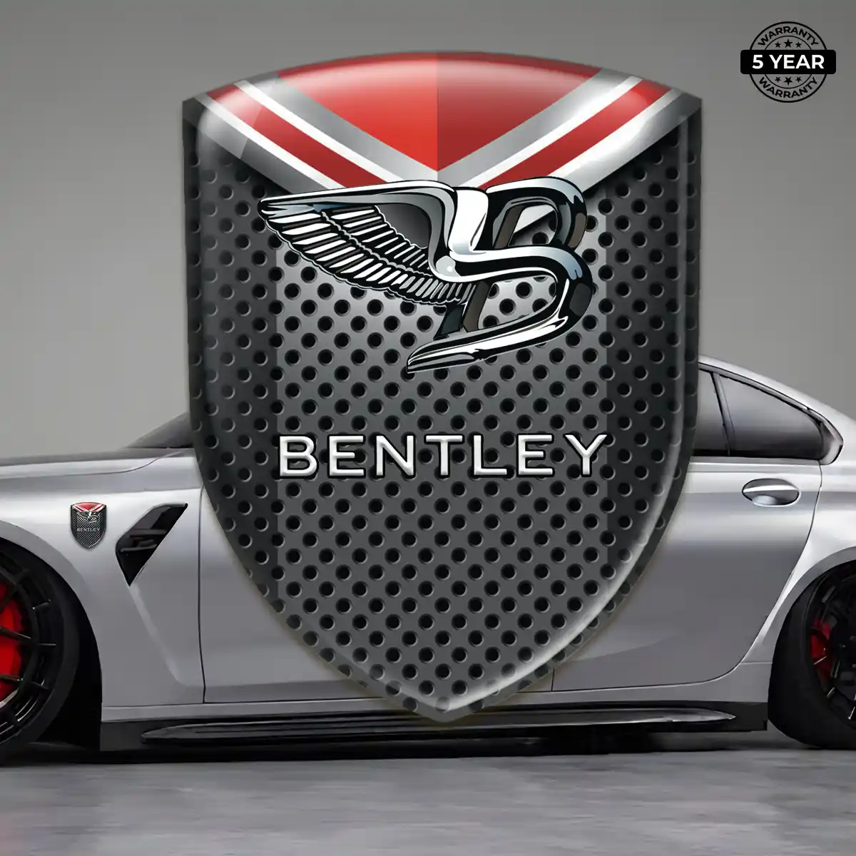 Bentley Emblem Domed Badge Exterior Luxe