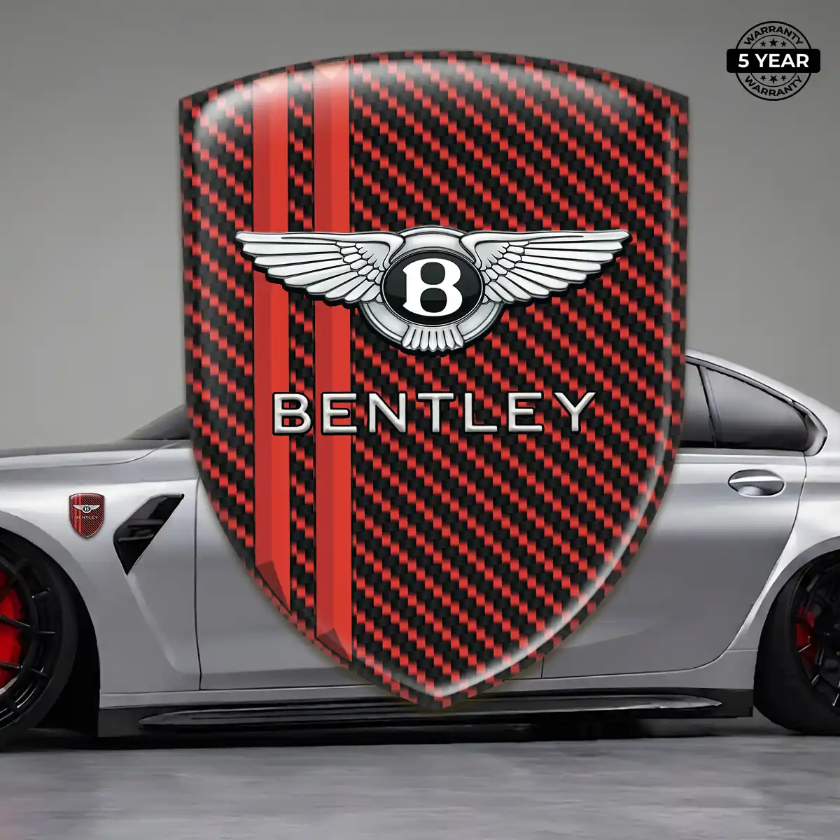 Bentley Emblem Domed Badge Noble Edition