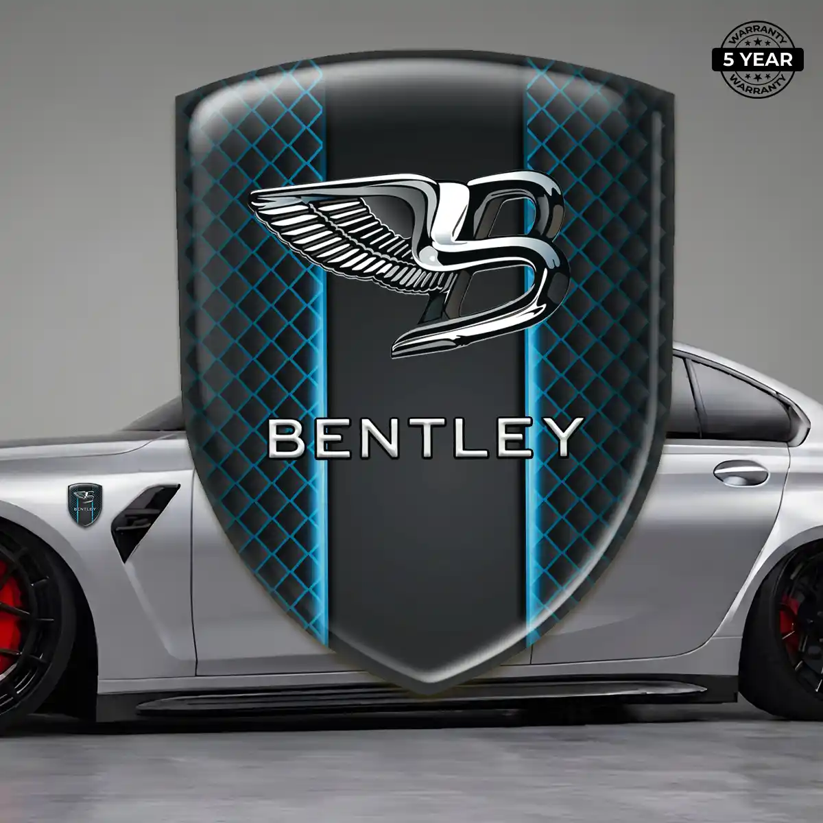 Bentley Emblem Domed Badge Premium Dome